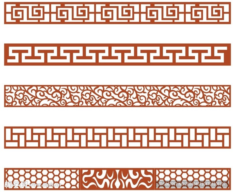 矢量中式古典边框