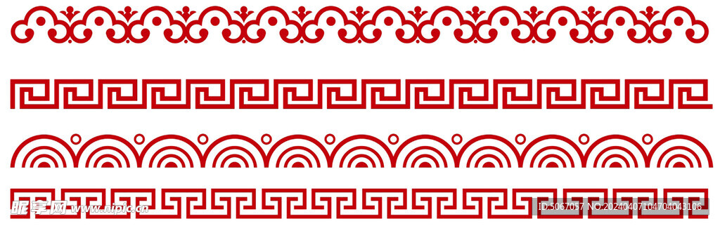 矢量中式古典边框