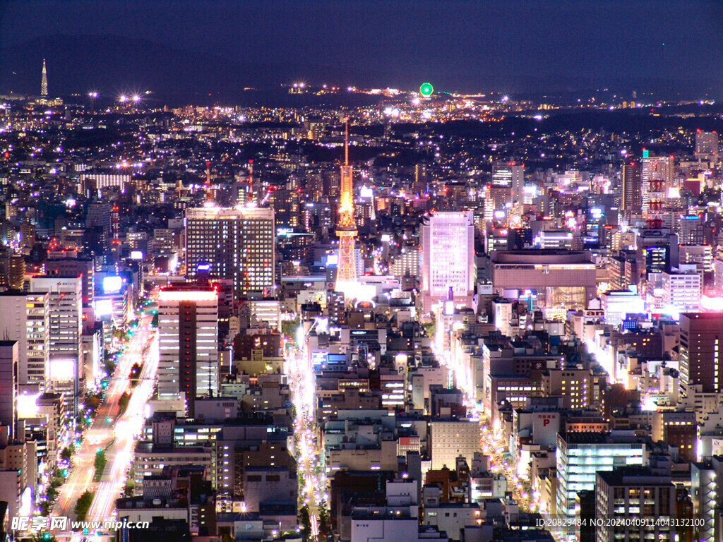 城市风景 夜景