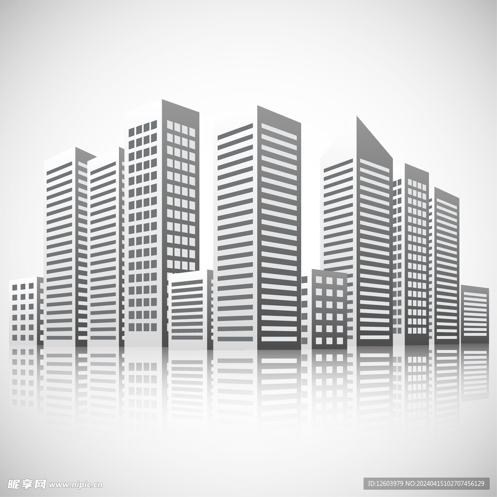 城市建筑剪影