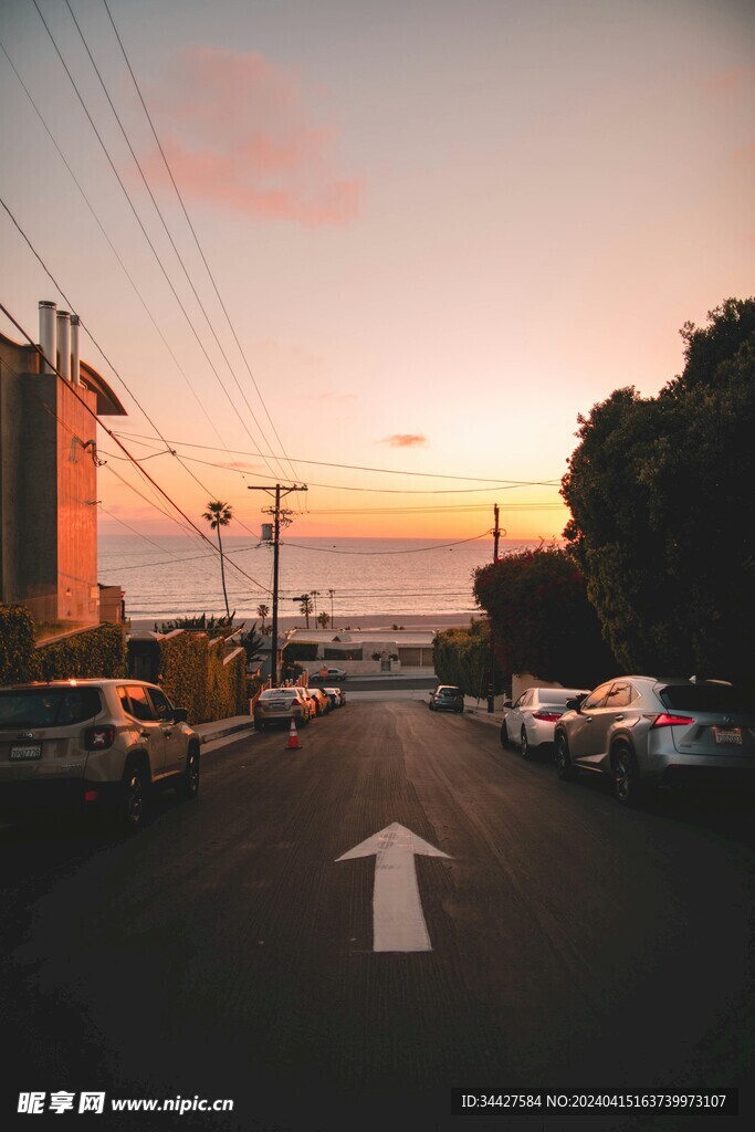 公路海景