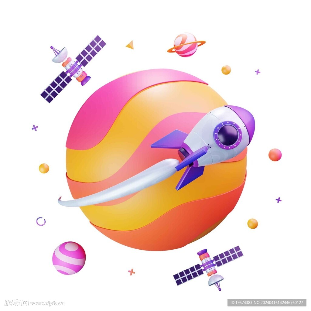 C4D模型 太空