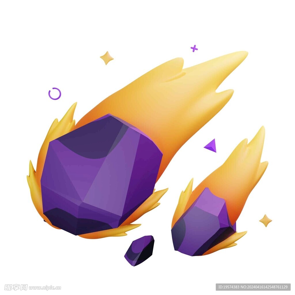 C4D模型 彗星