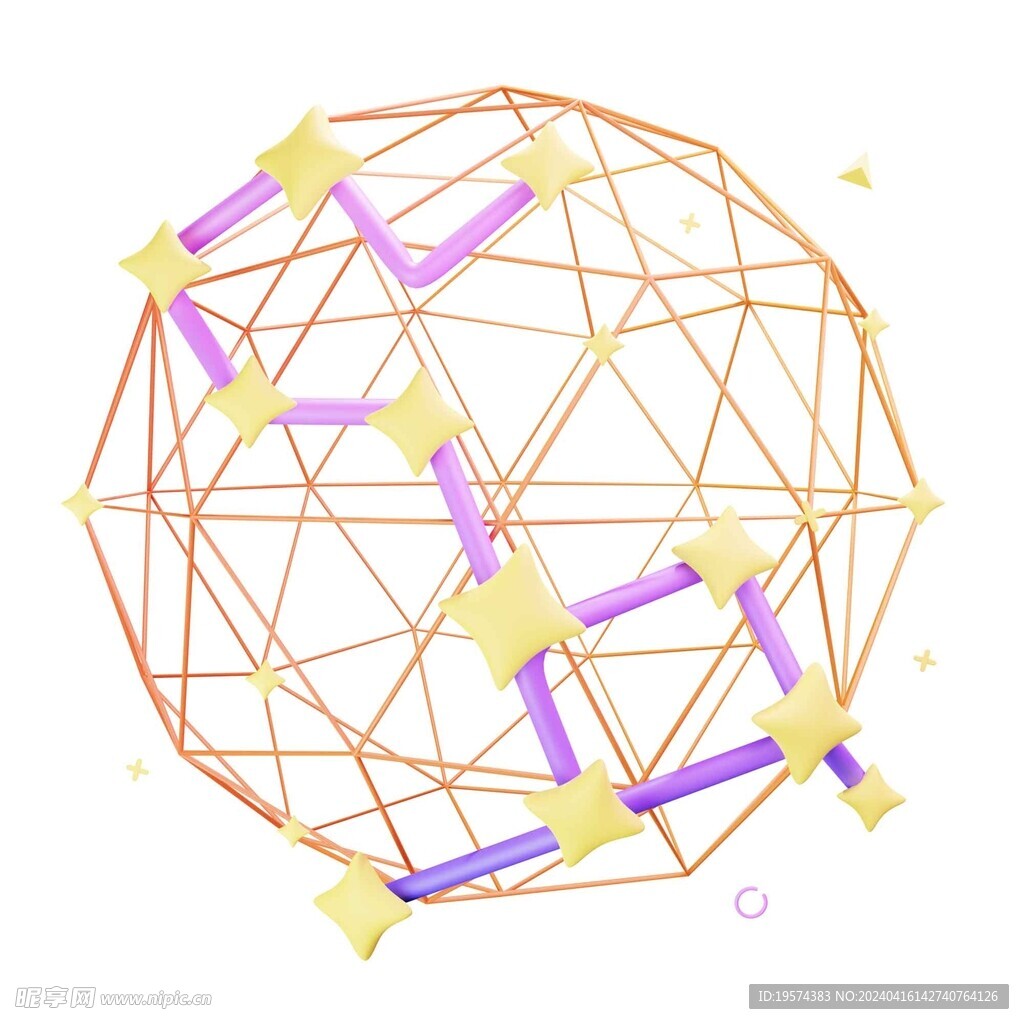 C4D模型 星系