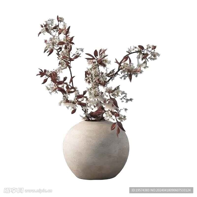 C4D模型 花瓶 