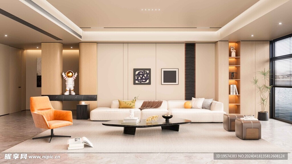 C4D模型 室内