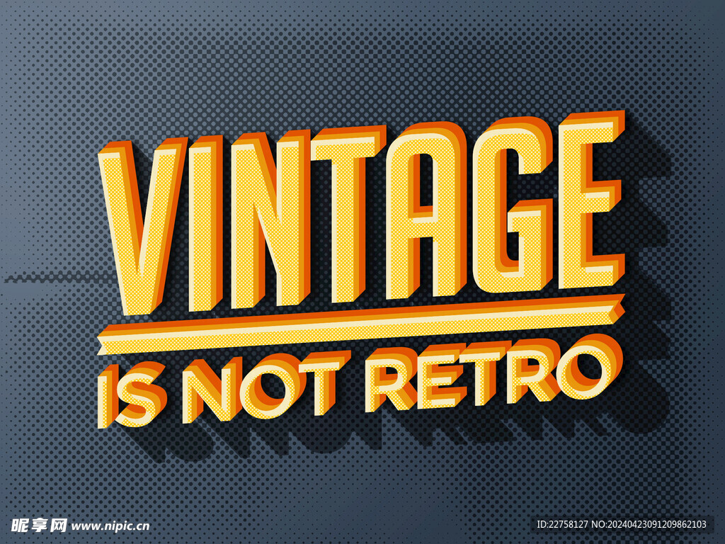 多层立体字效果