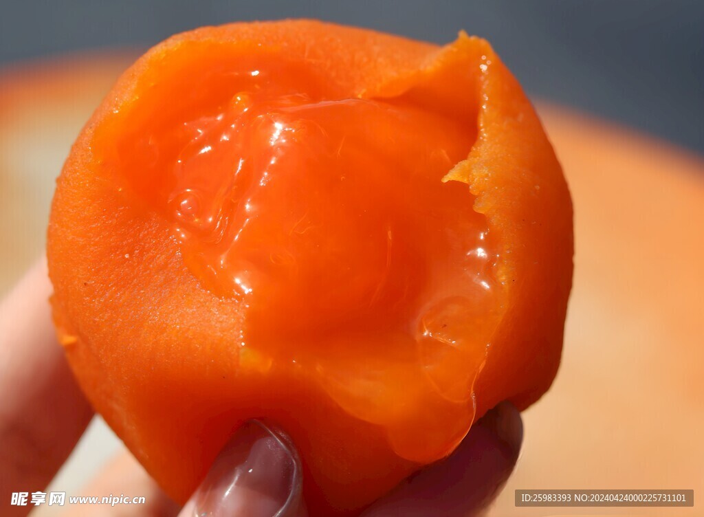 鲜柿饼 