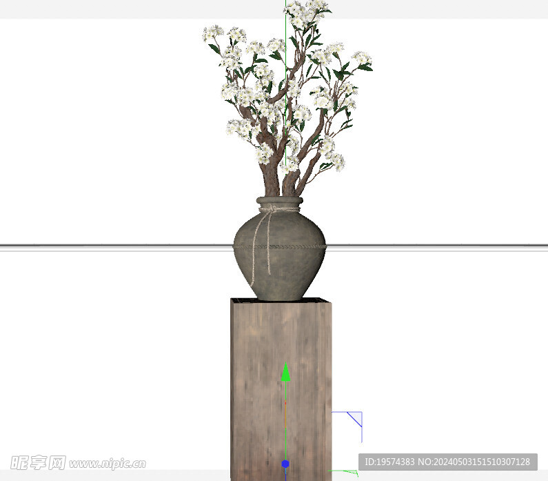 C4D模型 绿色植物