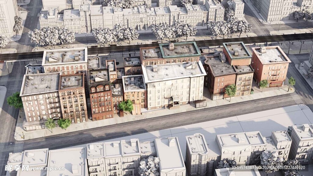 C4D模型 建筑物
