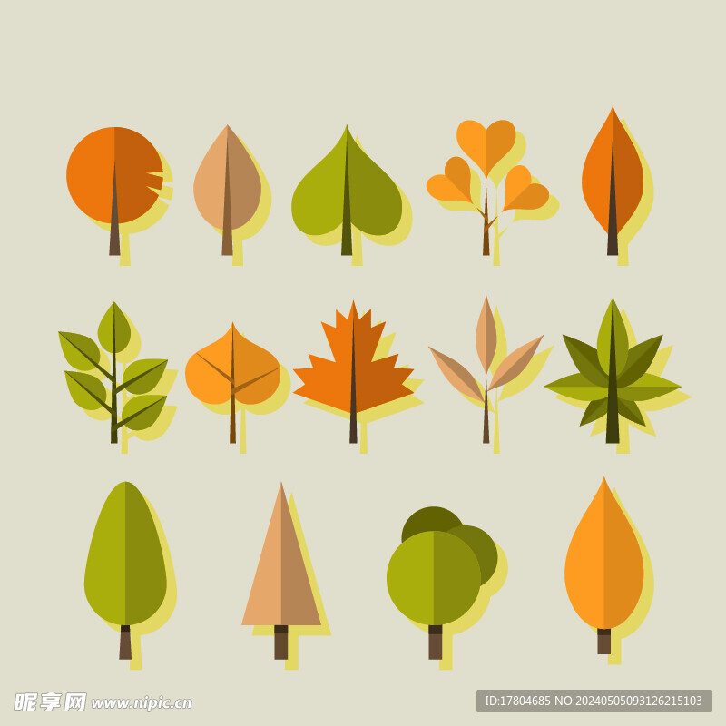 树叶素材