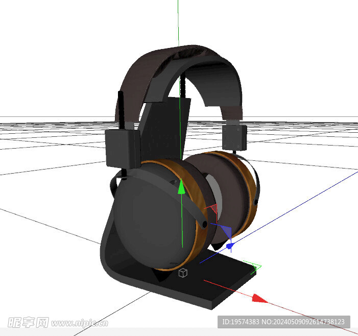 C4D模型 耳机