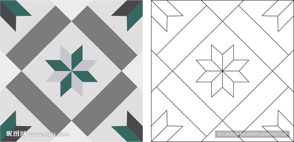 欧式大理石拼花地砖