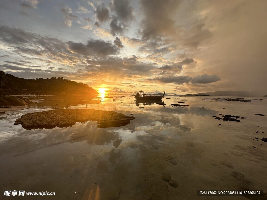 丽贝岛黄昏海景