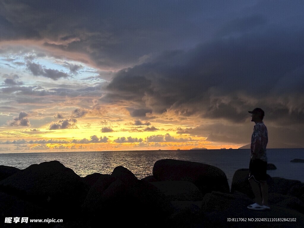 丽贝岛黄昏海景