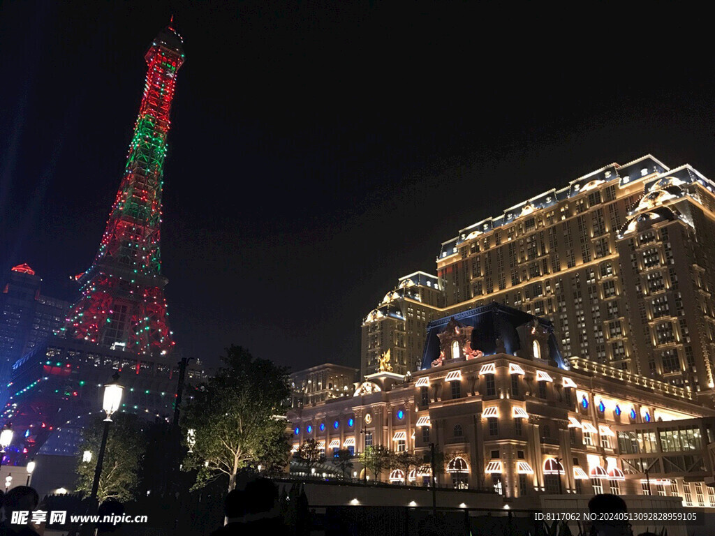 澳门酒店外夜景