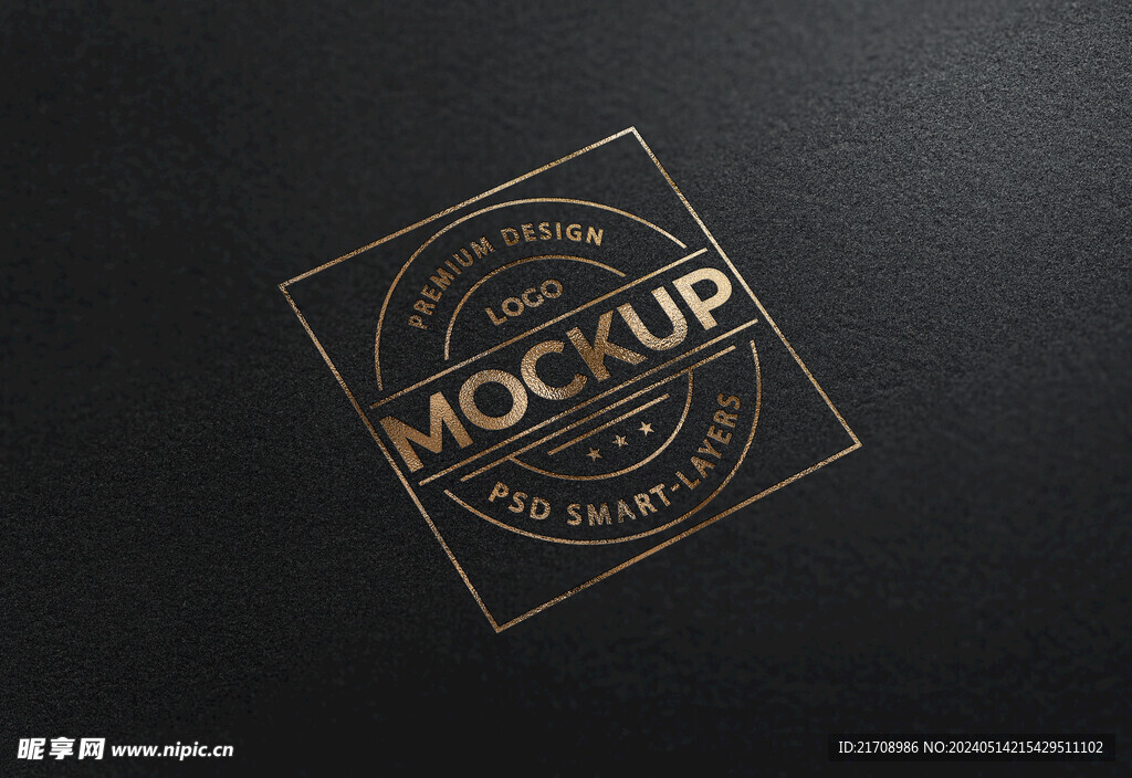 黑色高级质感样机