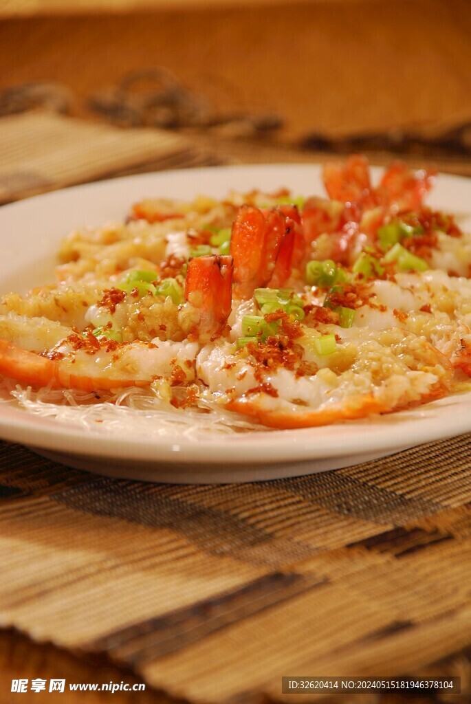 蒜蓉蒸虾 开边虾