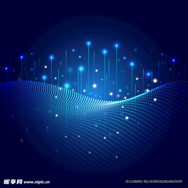 科技大数据渐变背景