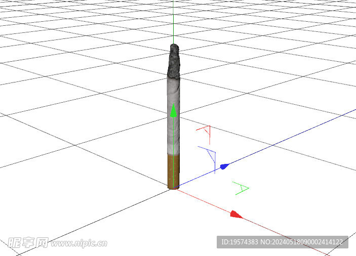 C4D模型 香烟 