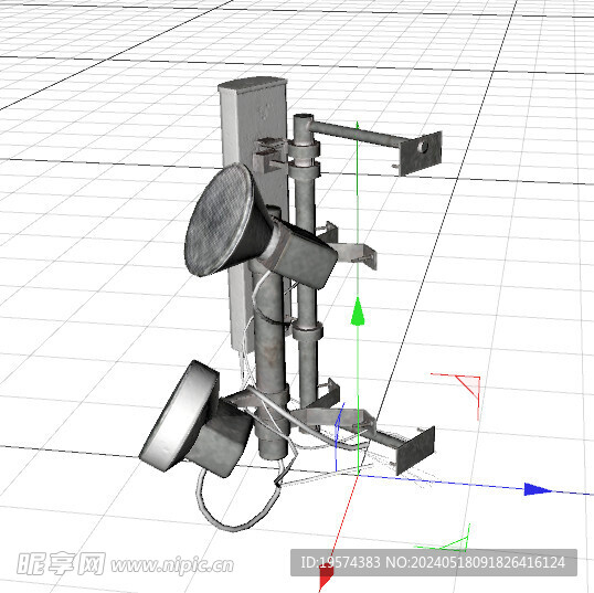 C4D模型 喇叭