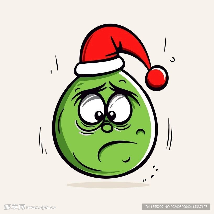 怪脾气的豆子卡通绘画儿童插画