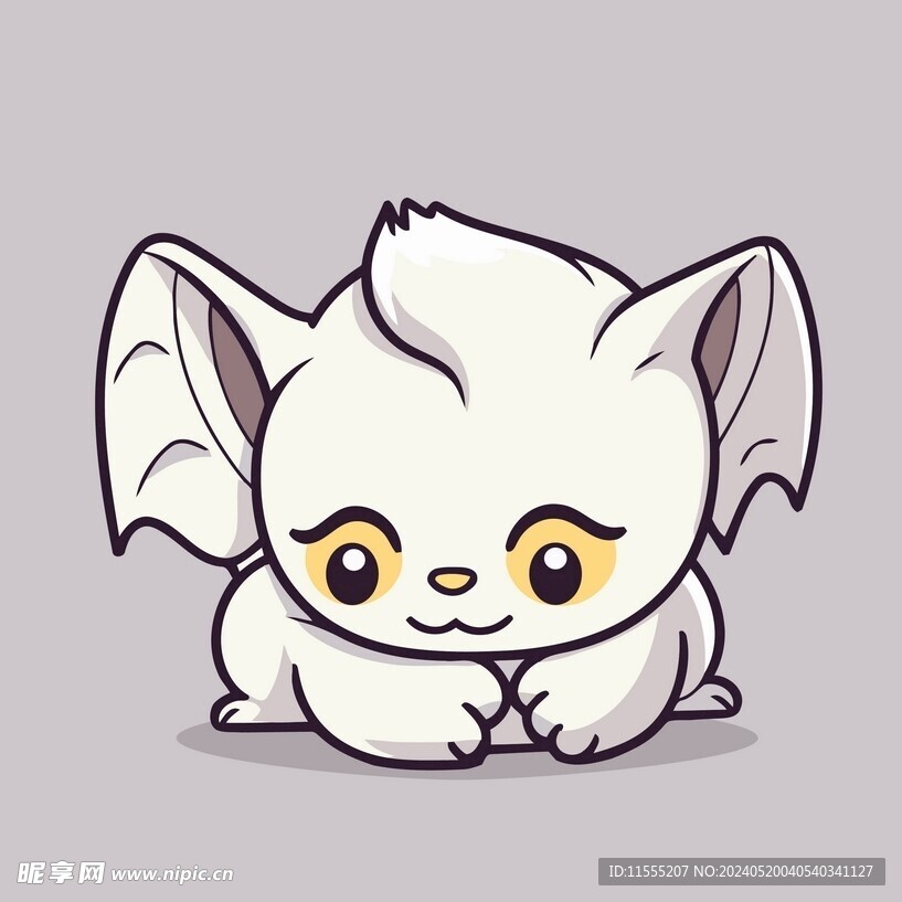 有趣魔物卡通儿童插画