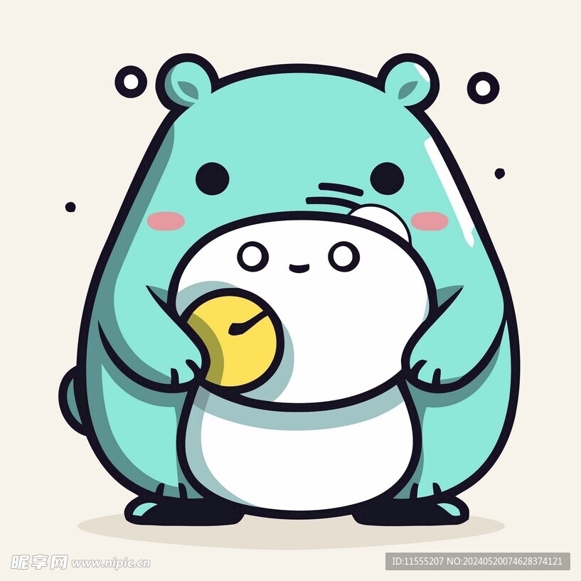 有趣玩具熊卡通儿童插画