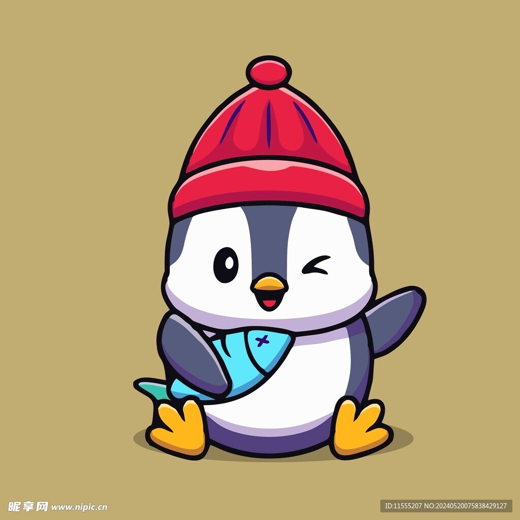 可爱熊猫矢量卡通插画