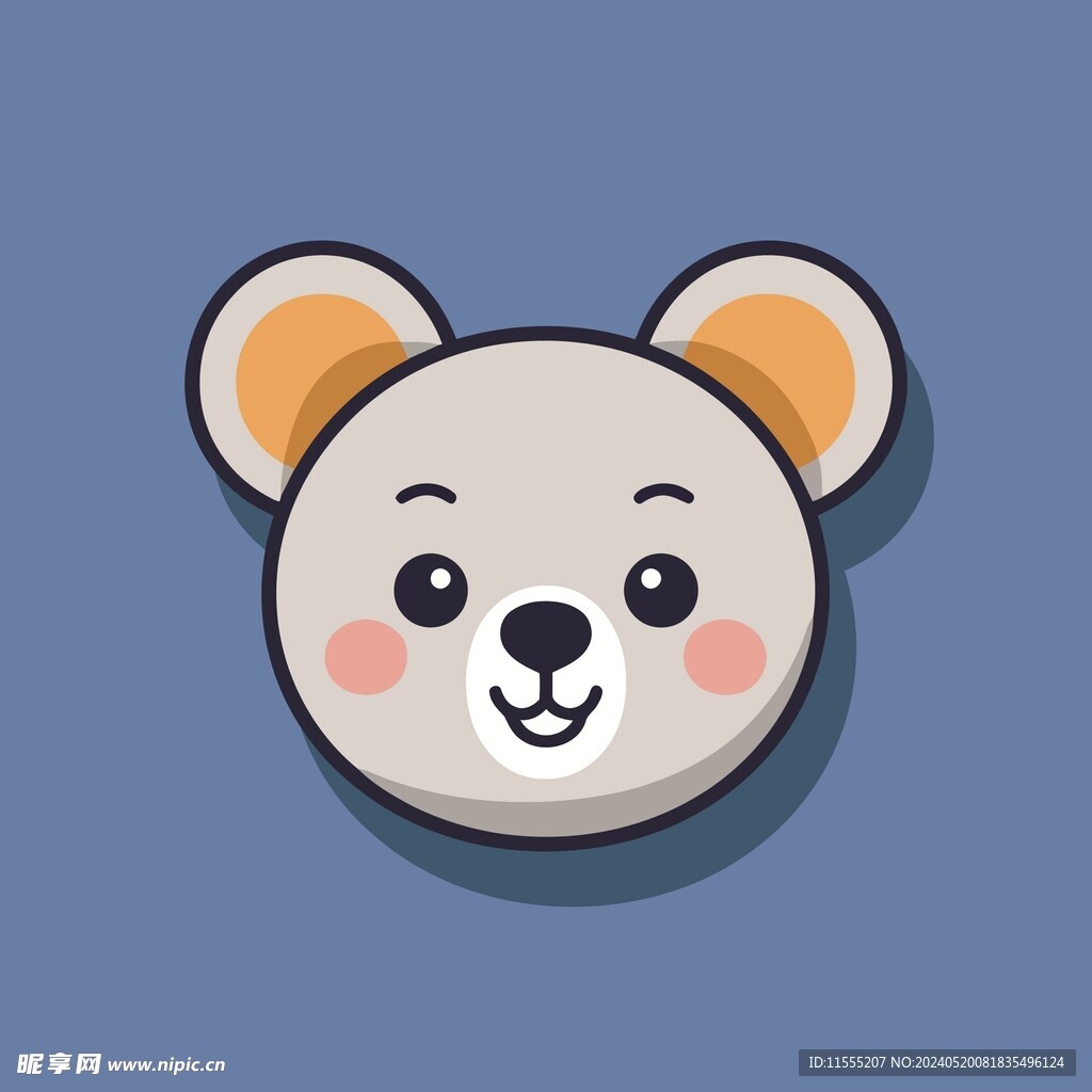 可爱考拉矢量卡通画儿童插画图片