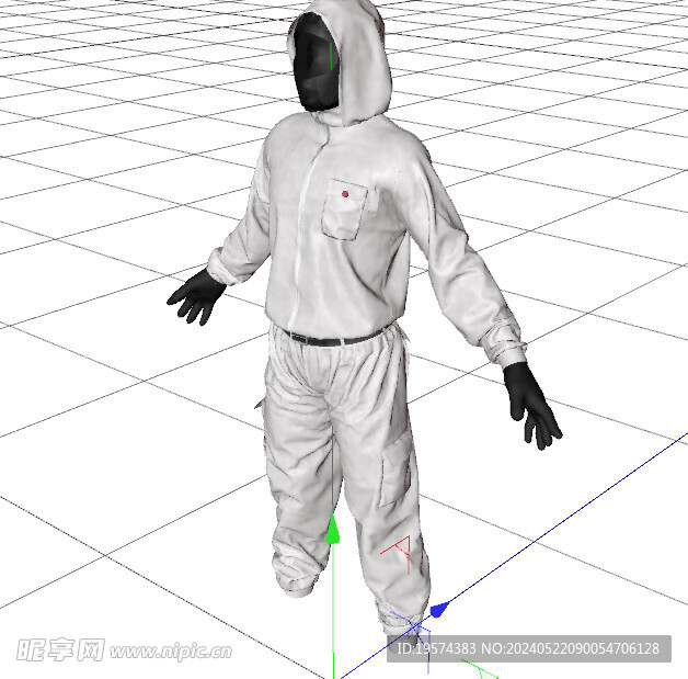 C4D模型 宇航员