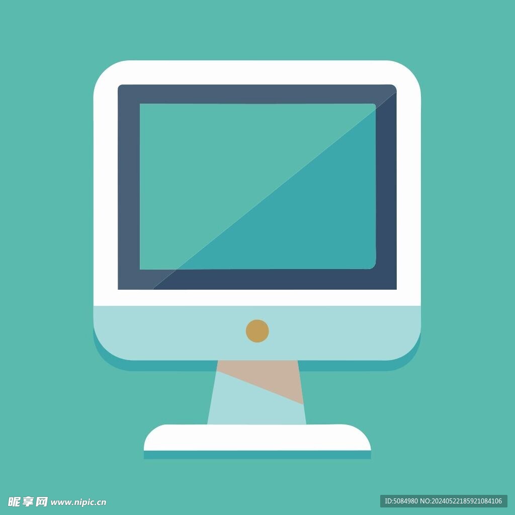 台式电脑 标志