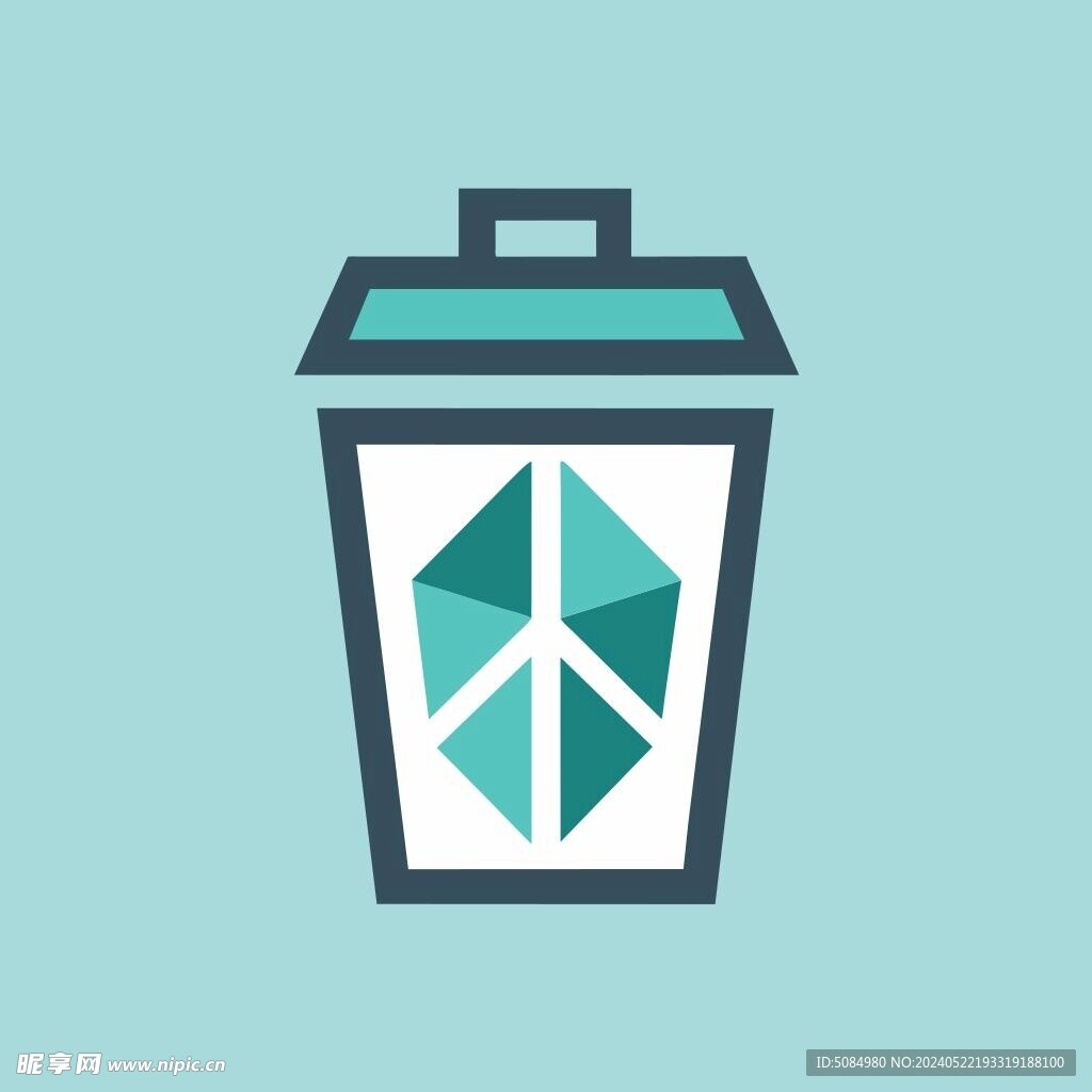 简约模式 垃圾桶  