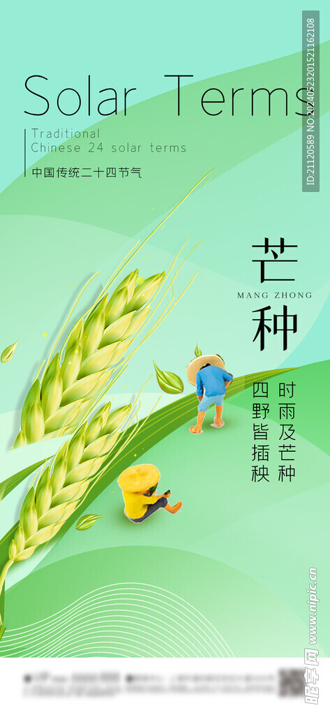 芒种 节气海报