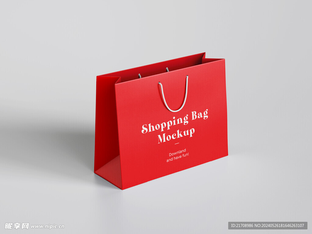 购物纸袋样机
