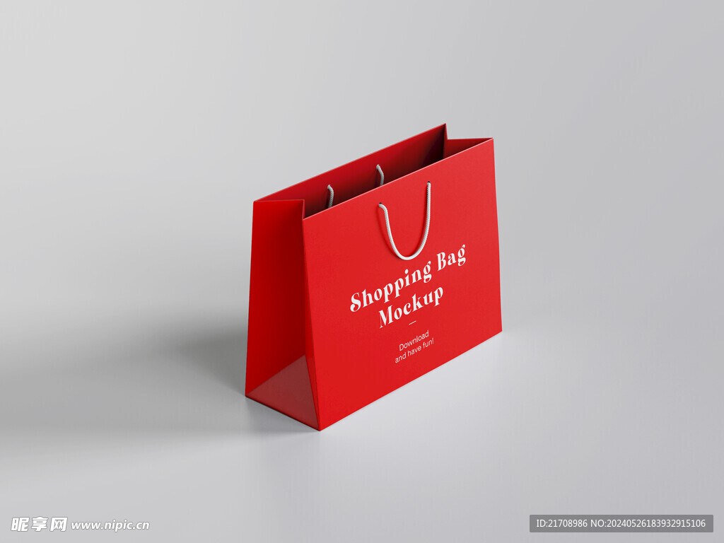 购物纸袋样机