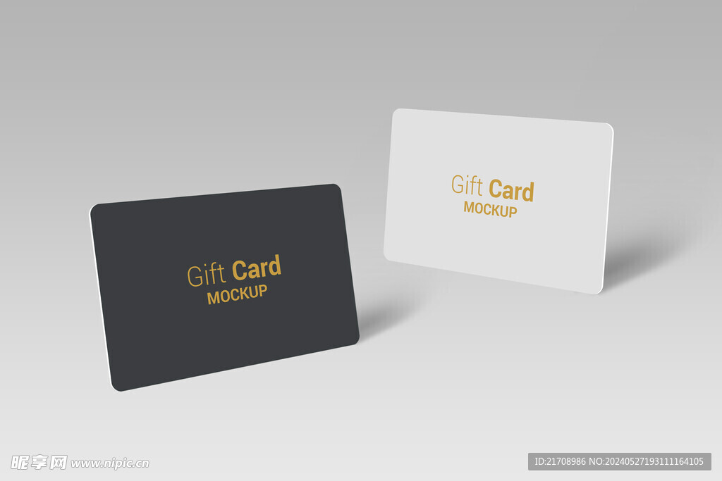 礼品卡样机