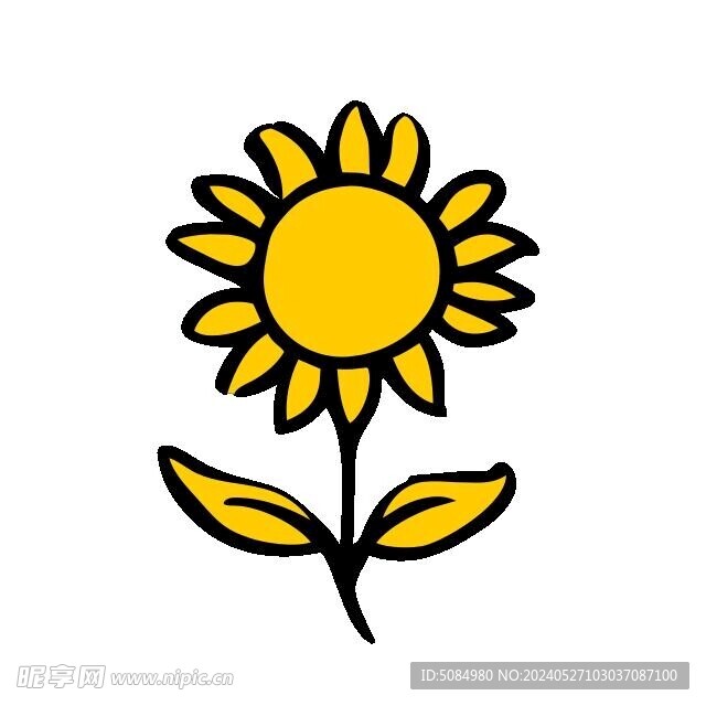 向日葵涂鸦