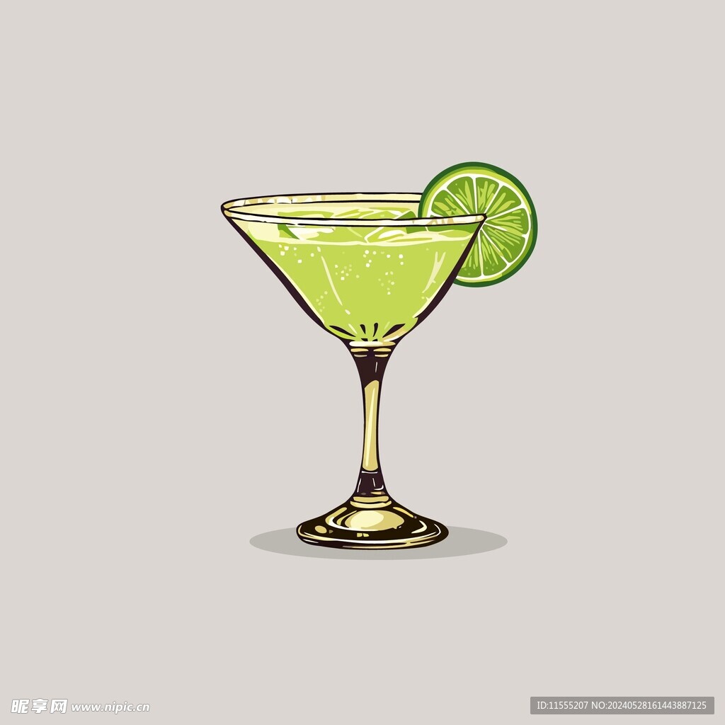 夏威夷饮料卡通绘画儿童插画