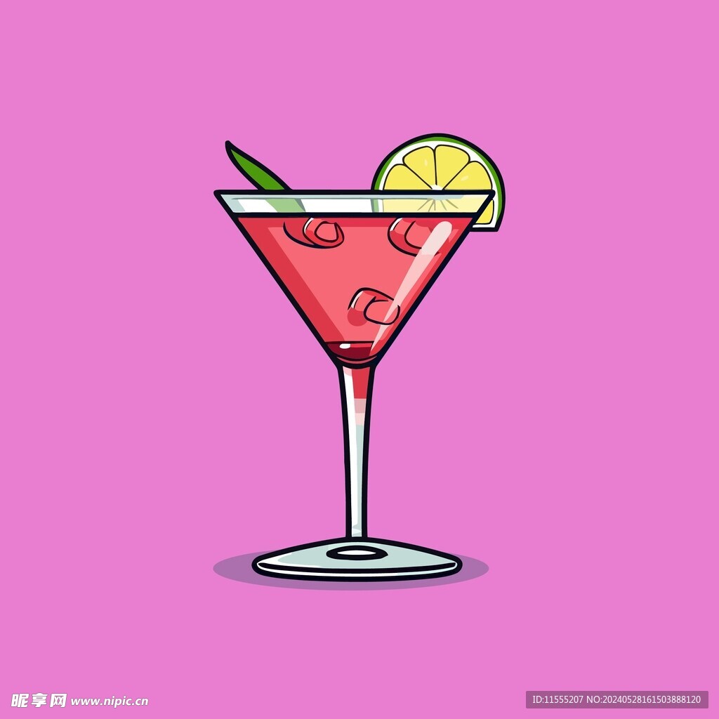 夏威夷饮料卡通绘画儿童插画