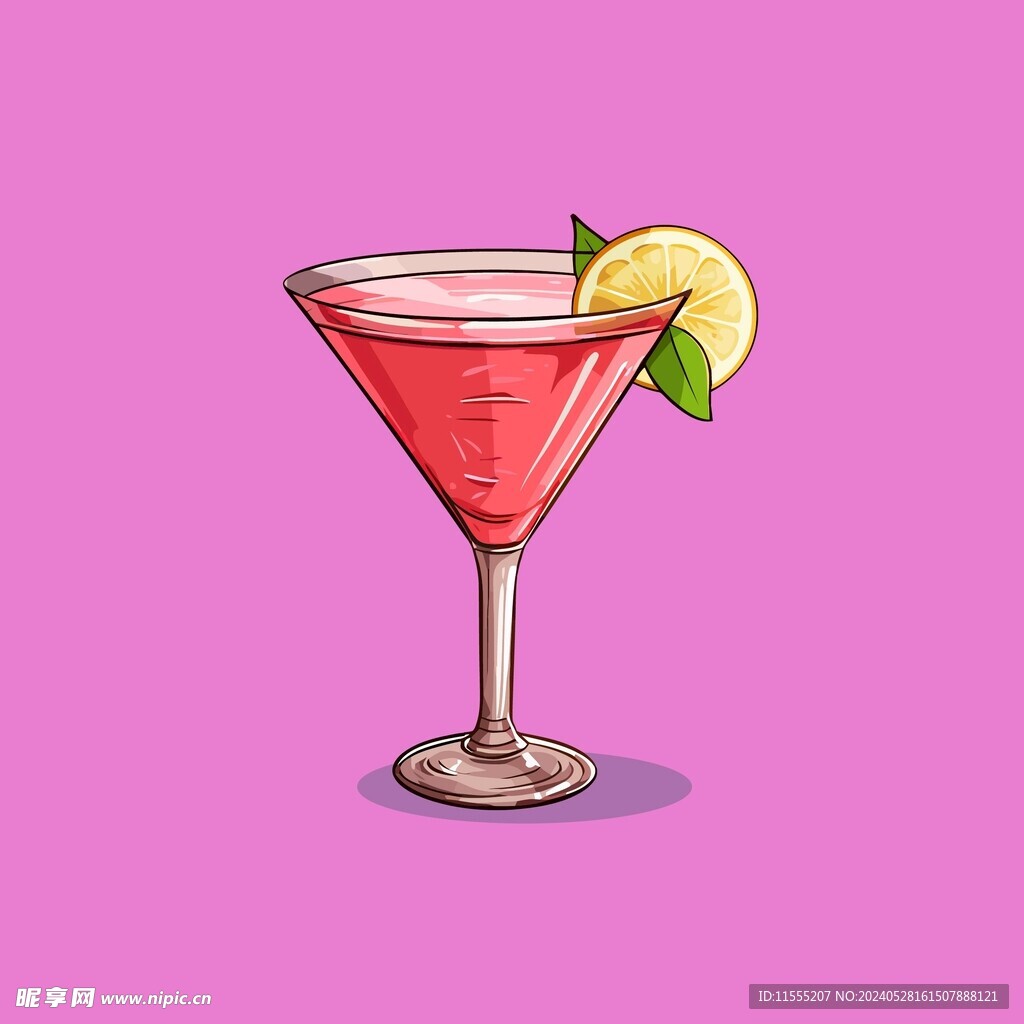 夏威夷饮料卡通绘画儿童插画