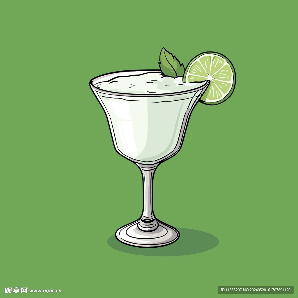 夏威夷饮料卡通绘画儿童插画