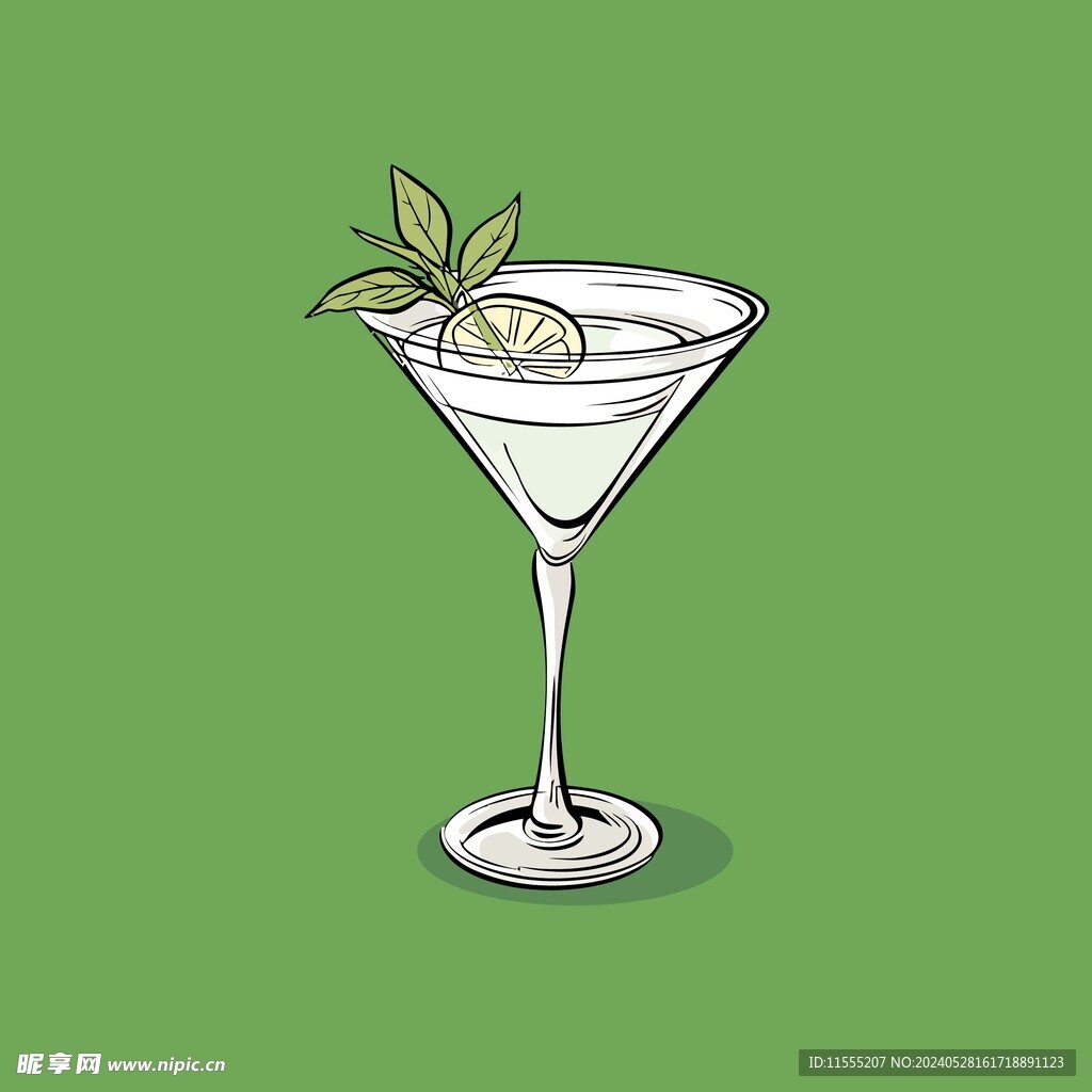 夏威夷饮料卡通绘画儿童插画