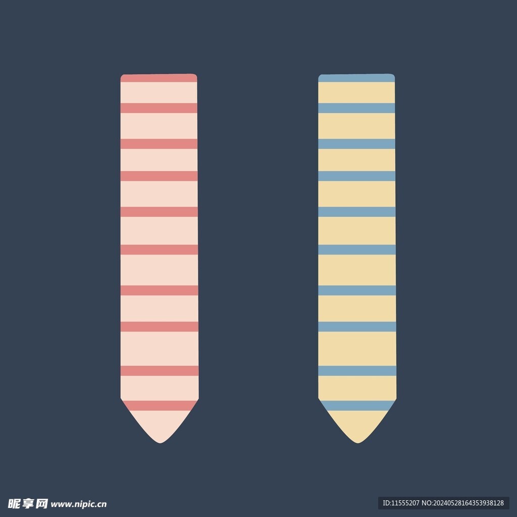 卡通胶带贴纸矢量简笔画