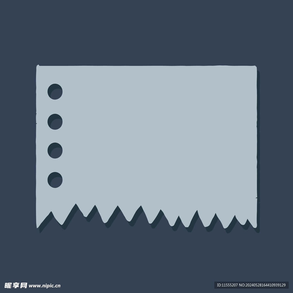 卡通便签纸矢量简笔画