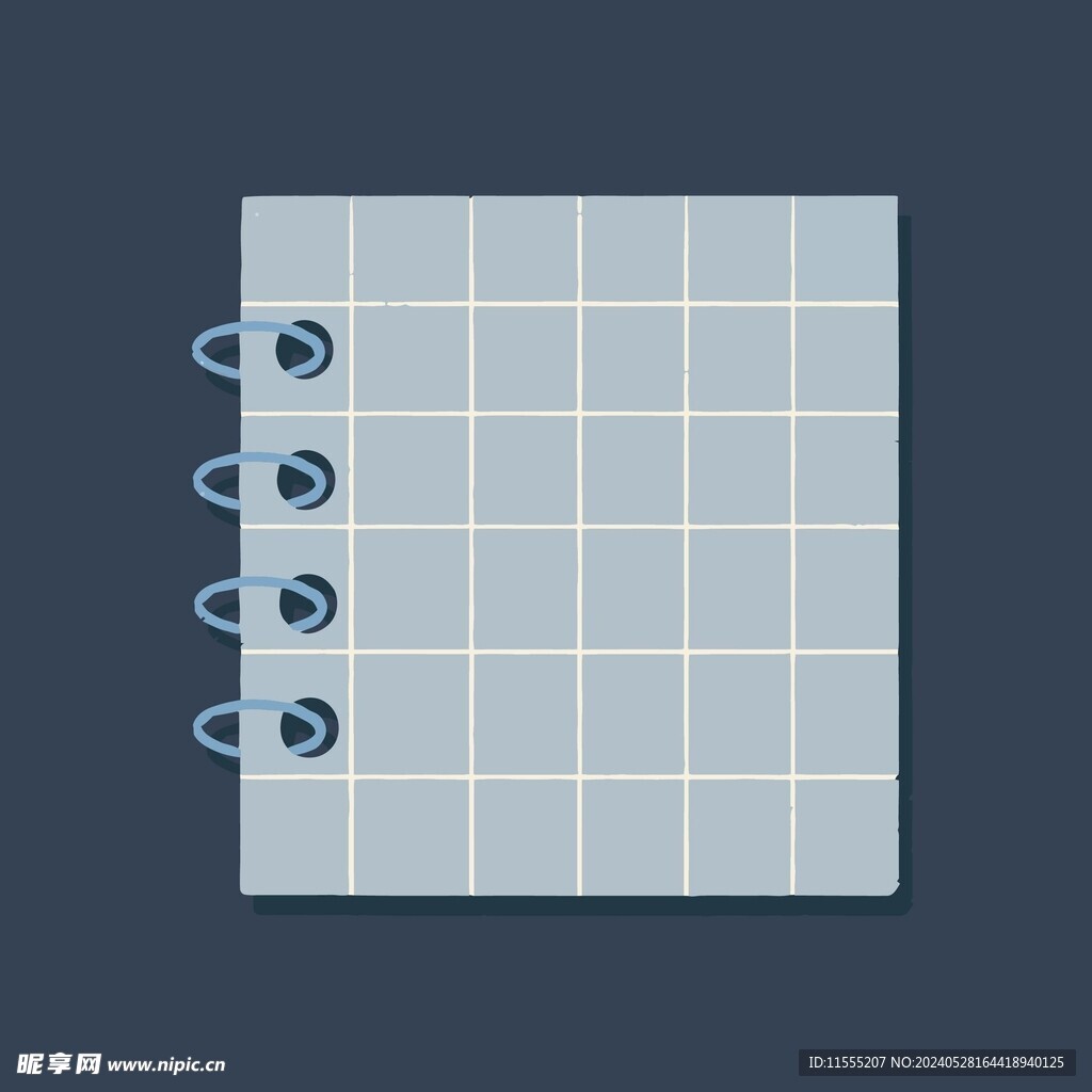 卡通便签纸矢量简笔画