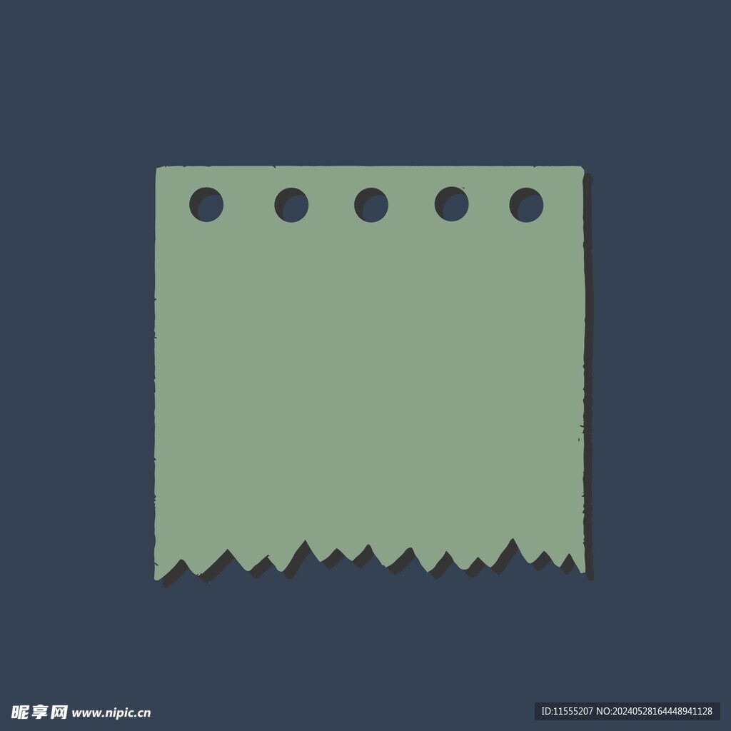 卡通便签纸矢量简笔画