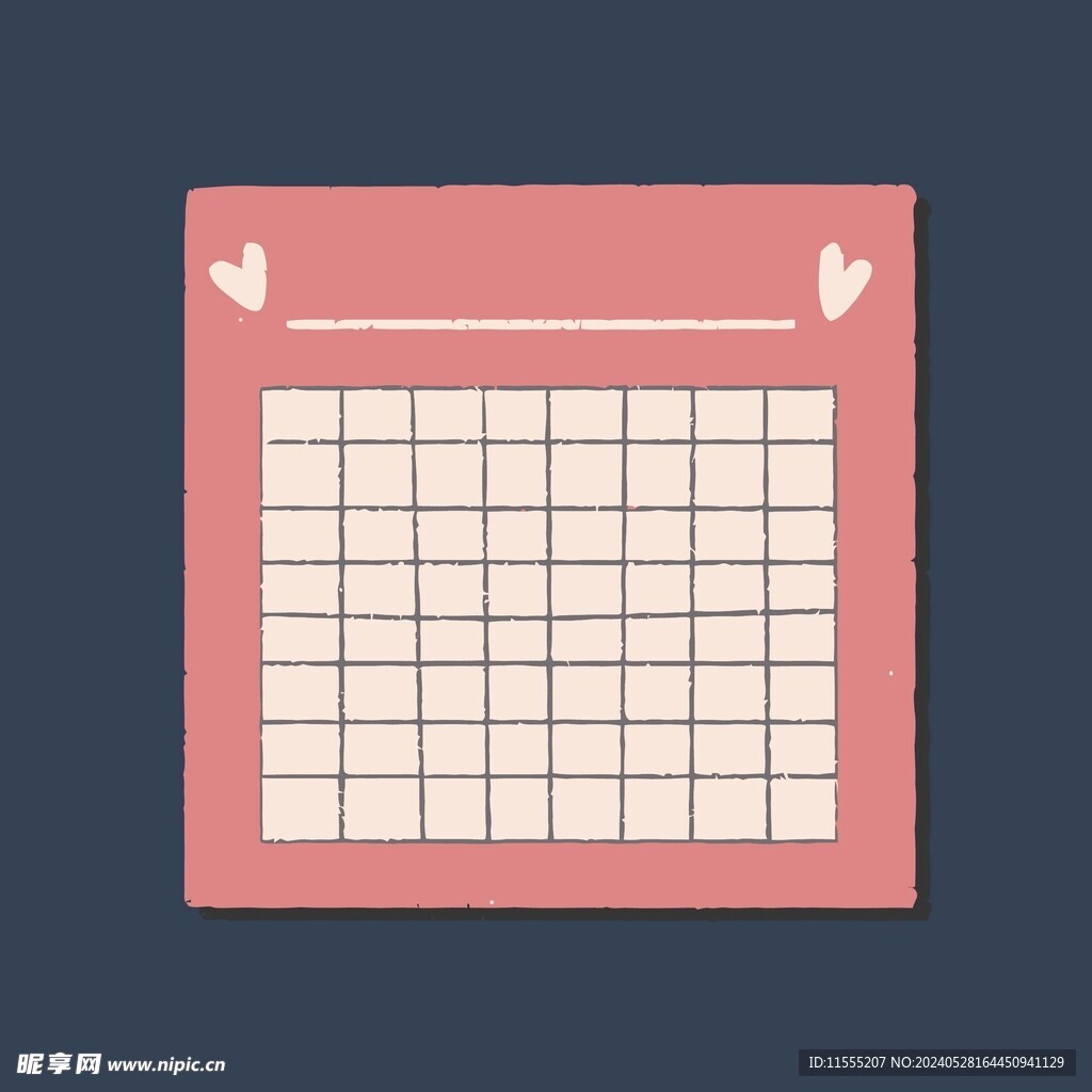 卡通便签纸矢量简笔画