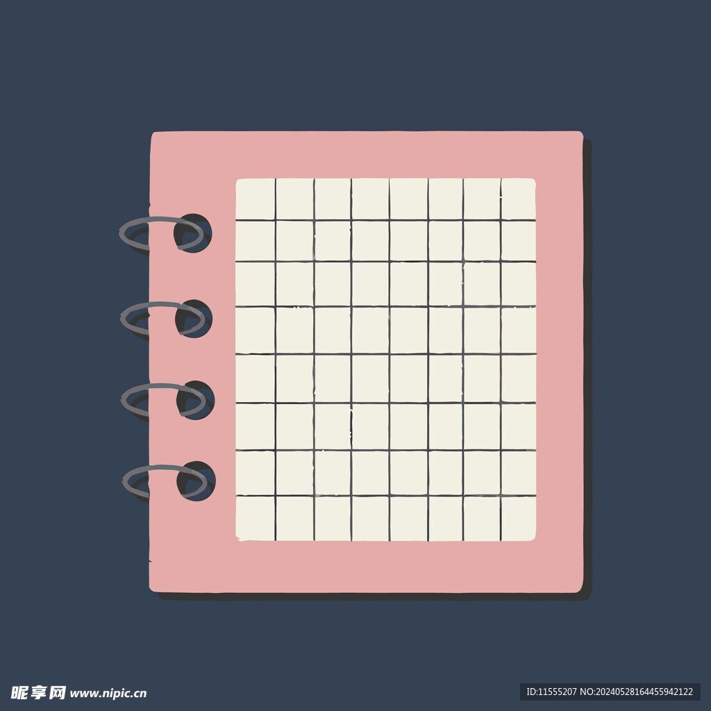 卡通便签纸矢量简笔画