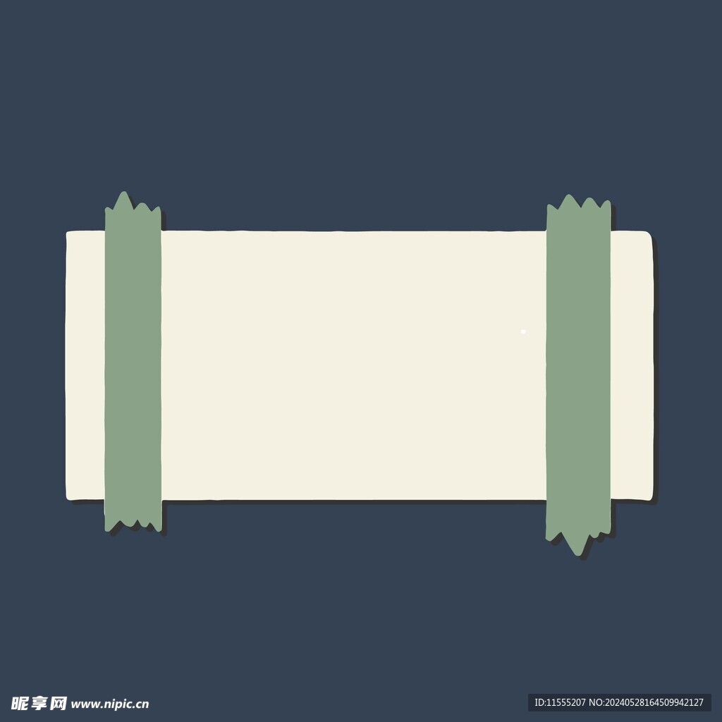 卡通便签纸矢量简笔画